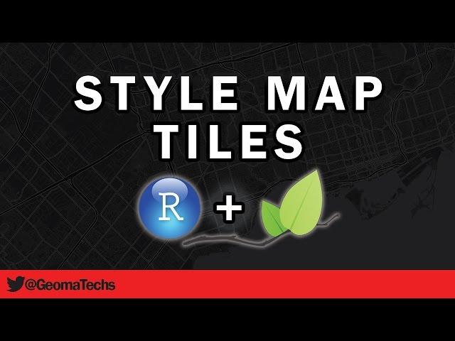 Leaflet Mapping in RStudio - Styling Map Tiles