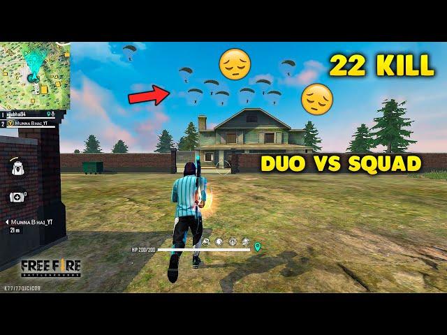 Sad Ending in Duo Vs Squad Ajjubhai Try Hard For Booyah - Garena Free Fire- Total Gaming