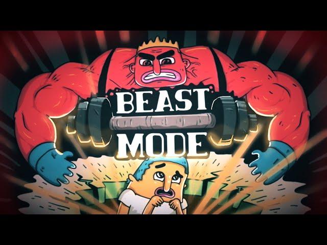 BEAST MODE - First day at the gym | animated short