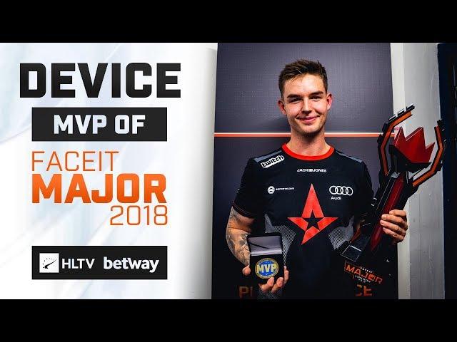 device - HLTV MVP by betway of FACEIT Major 2018