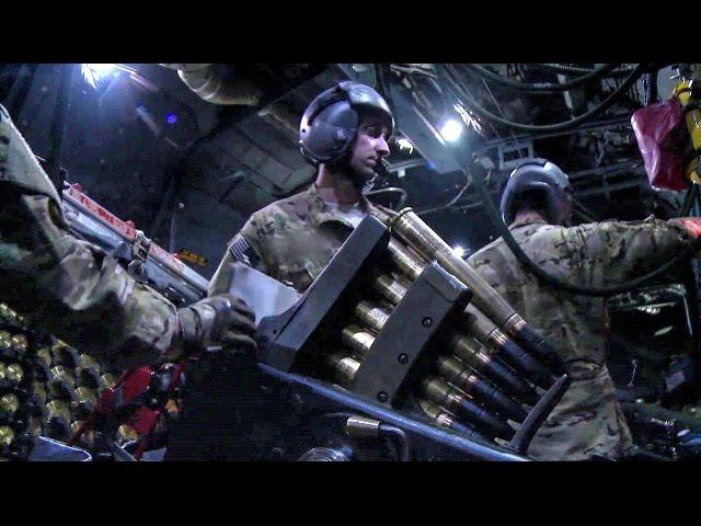 Intense Action Inside The AC-130 Gunship