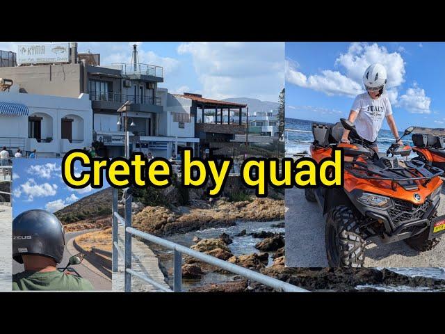 Crete , holiday, exploring by quad