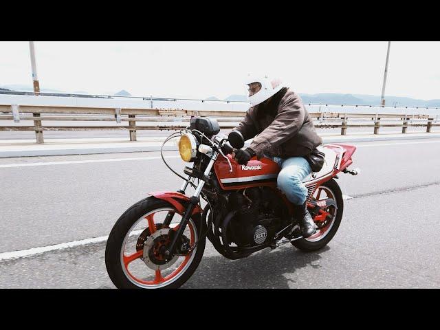 昭和の単車 kawasaki　Z400GP アニメアニキさん バイク 単車 BIKE MOTO Motorcycle 旧車 絶版車