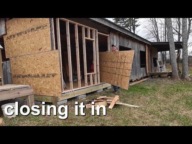 Stormy Weather Has Us Racing Against TIME to Secure Our Home! | Building Our Own DIY Tiny Home