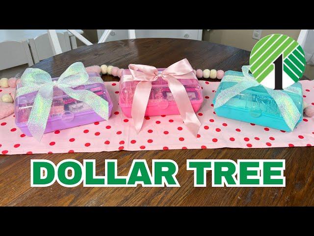 Dollar Tree Valentine's Day Gift Idea  Make Up Caboodle and Haul! 2024