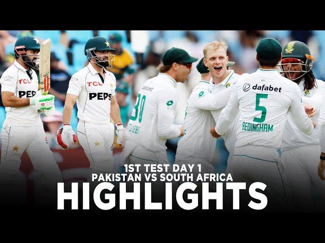 Full Highlights | South Africa vs Pakistan | 1st Test Day 1 | PCB | ME2K