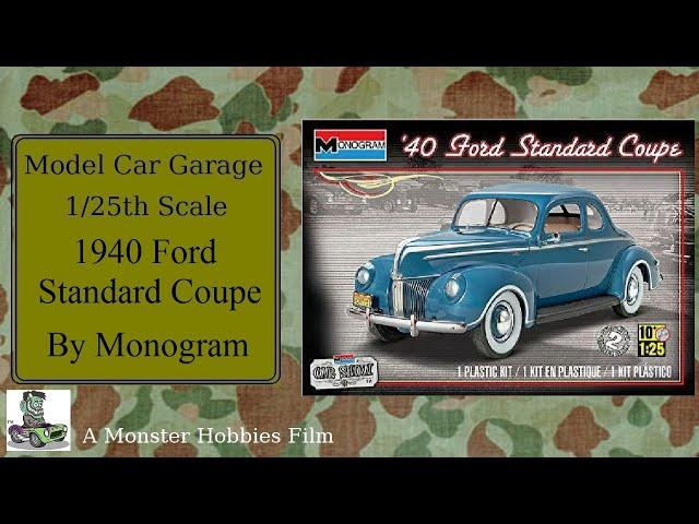 Model Car Garage - The Monogram 1940 Ford Standard Coupe