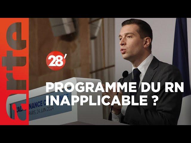 Programme du RN : est-il inapplicable ? - 28 Minutes - ARTE