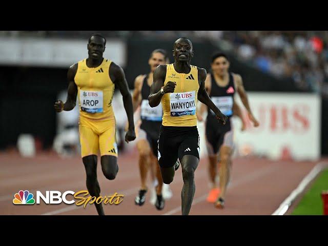 Kenya's Emmanuel Wanyonyi runs a BLISTERING 800m at Diamond League Lausanne | NBC Sports