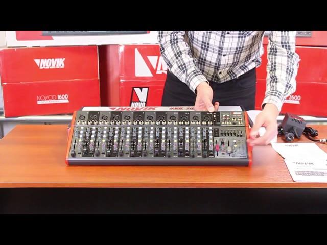 Novik Neo NVK-1602FX Consola de Mezcla