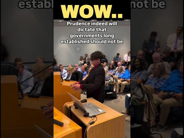 Teen CONFRONTS California City Council Over Resolution To Fly Pride Flag