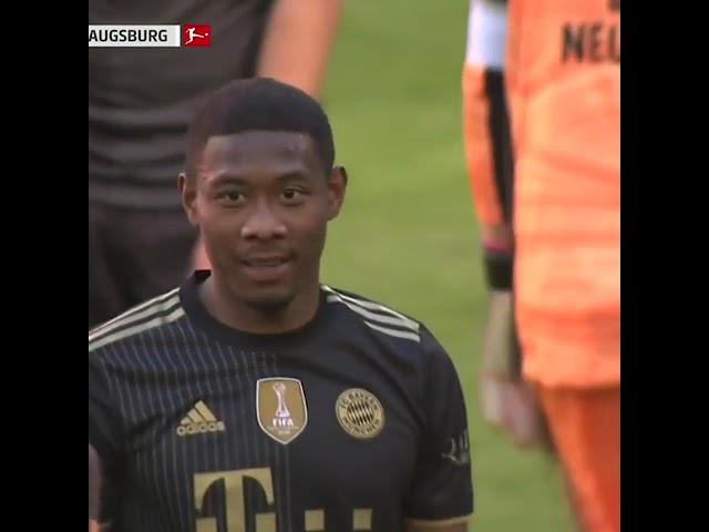 David Alaba's final game with bayern and farewell 