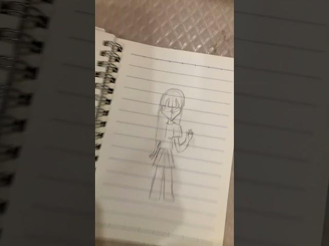 Drawing myself ! ( sorry for not posting for a long time )