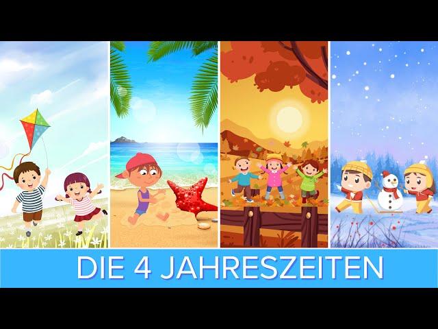 Die 4 Jahreszeiten | Learn the 4 seasons in German | KidsGerman | Learn German