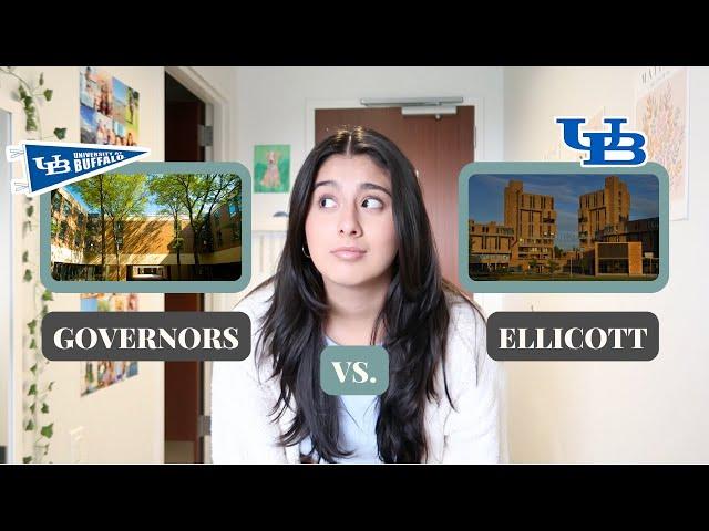 Which UB Freshman Dorm Is Better?? | Governors VS. Ellicott | University at Buffalo | Kathleen Leite