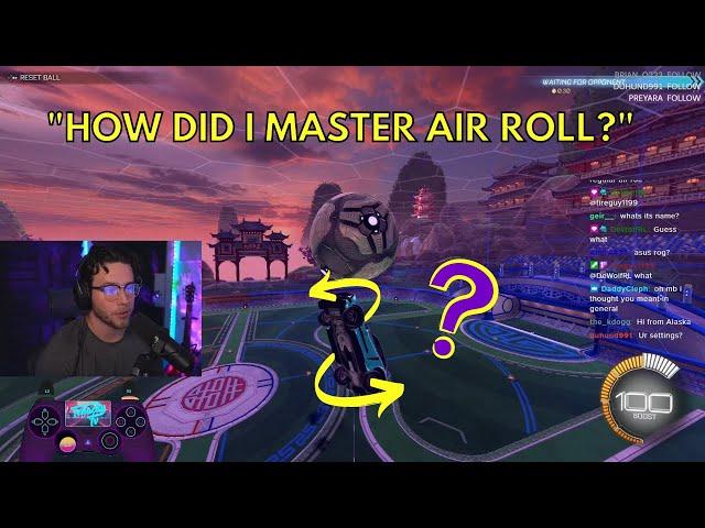 "What's your secret to mastering air roll?" Rocket League Tips