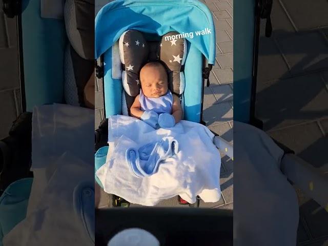 #morning #walk with #baby #adorable #mamaandbaby #motherhood #newborn #motherandbaby #babyboy