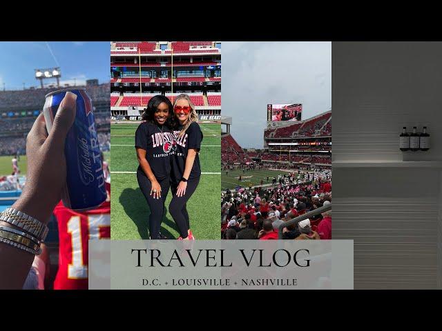 TRAVEL WITH ME VLOG | WASHINGTON, D.C + LOUISVILLE, KY + NASHVILLE, TN