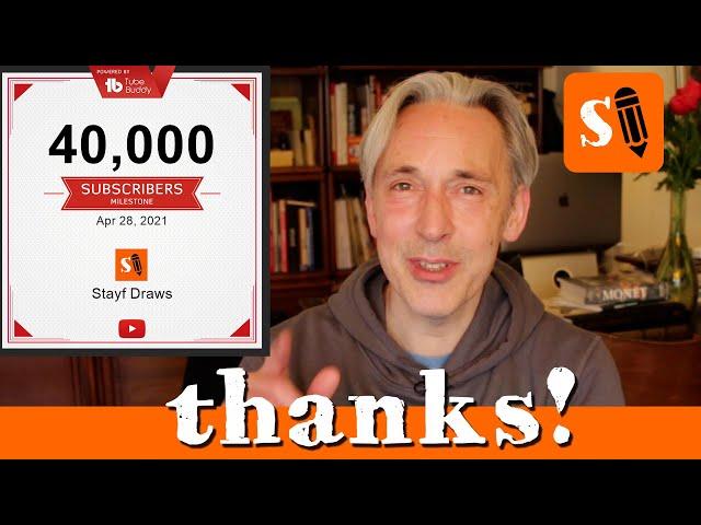 Stayf DRAWS 40K Subscribers and 450 Videos