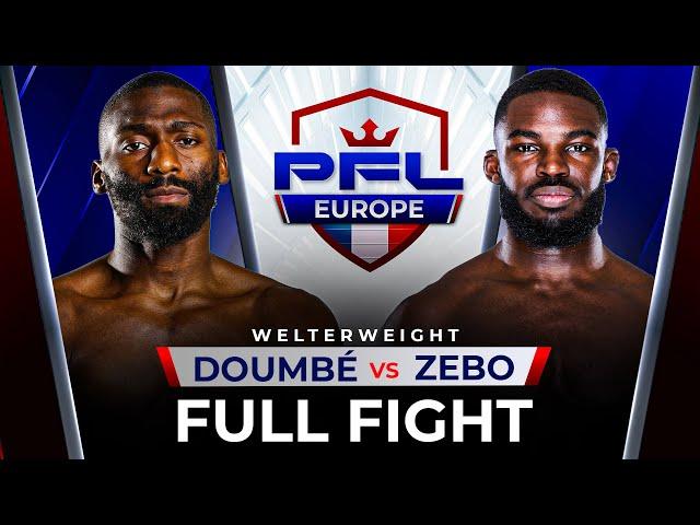 (HD FULL FIGHT) Cedric Doumbe vs Jordan Zebo | PFL Paris (Walkout, Intros, KO, & Interview)