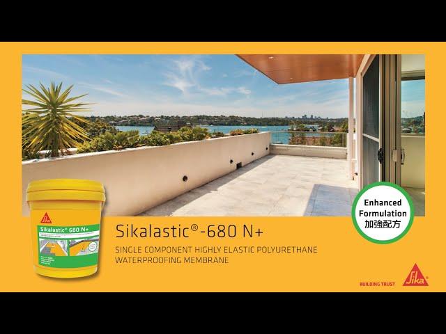 Sikalastic®-680 N+ -Highly elastic polyurethane one coat waterproofing membrane