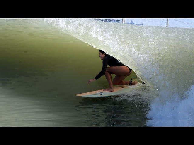 Surfing the Kelly Slater Wave Pool | WIPEOUTS at the Surf Ranch | Anastasia Ashley