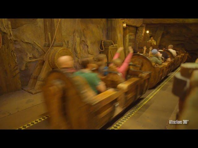 [4K] Seven Dwarfs Mine Train  Roller Coaster Ride POV - Magic Kingdom 2016