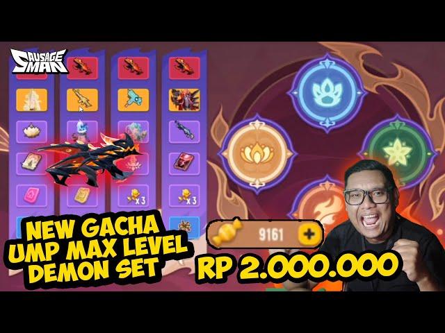 GACHA UMP DAN SET DEMON SEHARGA 2 JUTA LEVEL MAX  SAUSAGE MAN SS8 #sausageman #mrkong