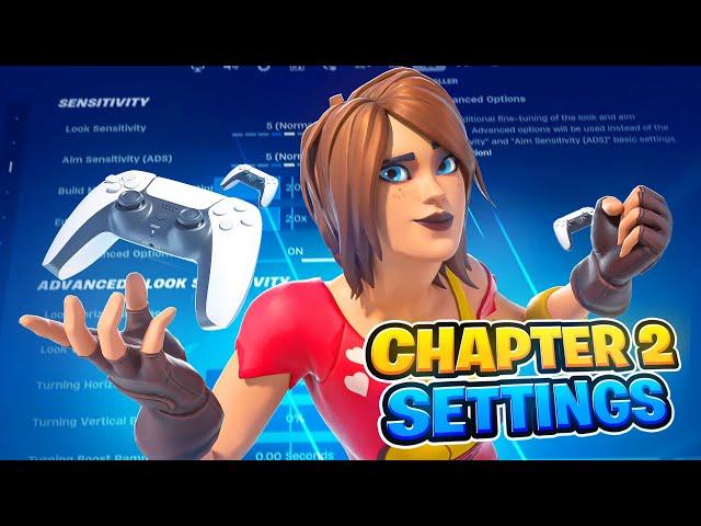 *NEW* Best Chapter 2 OG Controller Settings for Fortnite! + New Aim Assist Options (PS5/PC/XBOX)