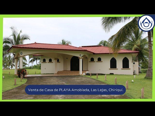 Venta de Casa de PLAYA Amoblada, Las Lajas, Chiriquí. Prestige Panama Realty. 6981.5000