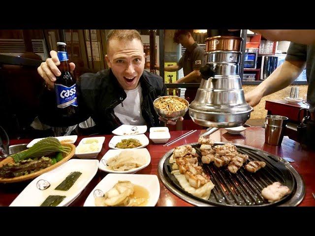 Authentic KOREAN BBQ in Seoul - Samgyeopsal & Banchans + Korean Craft Beer | Seoul, South Korea