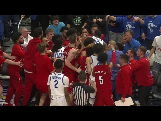 Scuffle breaks out between Louisville and Kentucky players | ESPN College Basketball