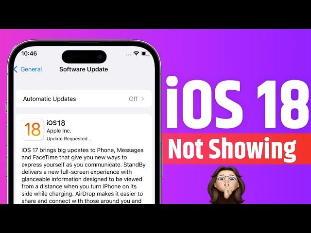 Fix iOS 18 Update Not Showing | iOS 18 Update Not Showing in iPhone | iOS 18 Not showing in settings