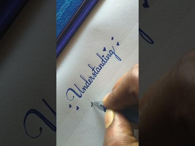 super cursive handwriting | modern writing #writing #penmanship #cursive #art #lettering