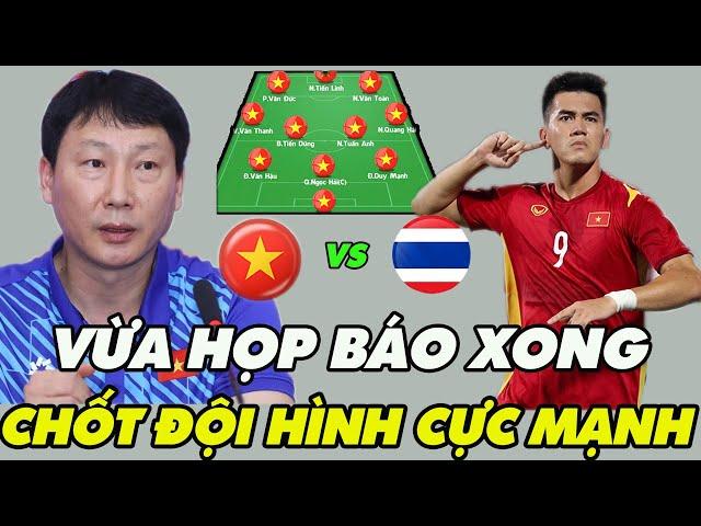 Vừa Họp Báo Xong, HLV KIM  Chốt Đội Hình Cực Mạnh Đấu THÁI LAN, Thay Đổi Toàn Bộ So Với Trận Gặp NGA