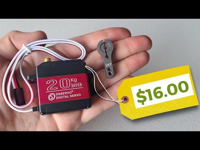 How good is this $16.00 servo from Amazon? #rc #servo #unboxing #test