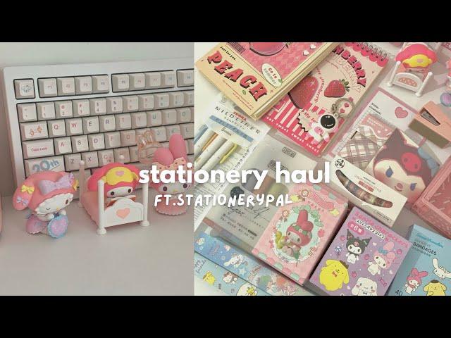 Stationery haul  back to school + giveaway! Journal with me, Ft. StationeryPal