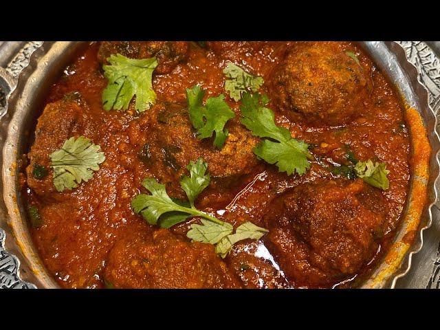 Kashmiri Tamatar Kofte|bohat mazedar Tamatar kofte|mutton mince balls and tomatoes #kashmir #wazwaan