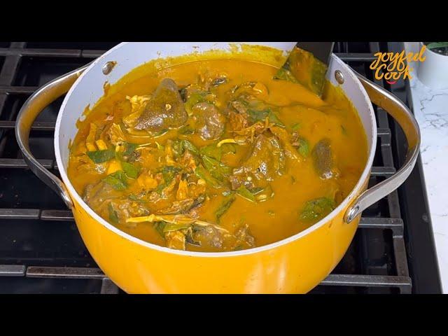 How to cook rich oha / ora soup with fresh oha & Uziza leaf. This is the best way to cook  oha soup