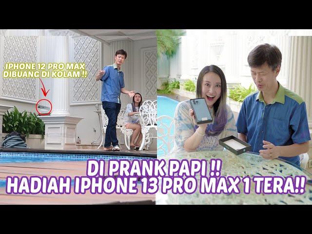 DI PRANK PAPI HP DILEMPAR KE KOLAM !! MALAH DAPET HADIAH IPHONE 13 PRO MAX 1 TERA !!!