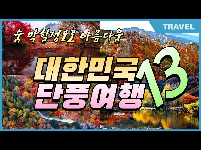 명실상부한 대한민국 최고의 단풍 여행지 13곳| #단풍명소 #가을단풍여행지 #단풍명소추천 | 가을 단풍여행지 추천