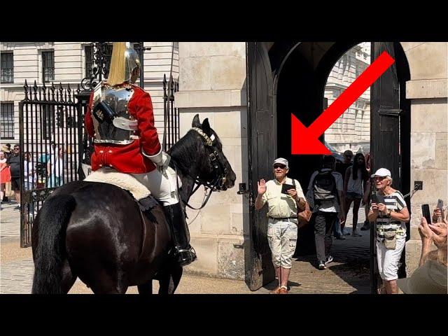 NEVER SEEN THIS BEFORE! The Dumbest Tourist Ever Tests Guard's Patience!