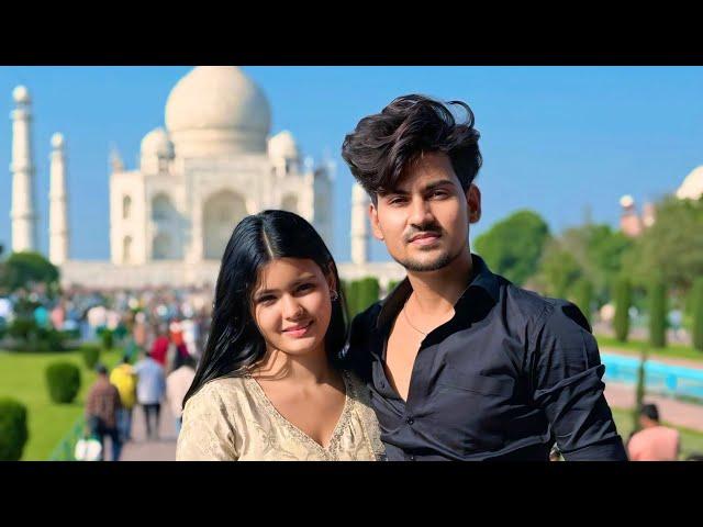 Finally Taj Mahal Pahoch Gaye Guyz | PRASHANT RAJPUT | Shabnam Layek | PRASV Creation