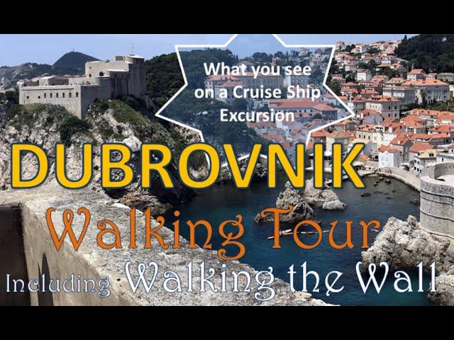 Dubrovnik Croatia: Walled City Day Trip Tour Excursion-Sights & Attractions Video-Viking Cruise Ship