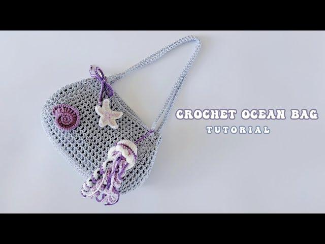 Crochet Ocean Bag Tutorial | KJ Korn