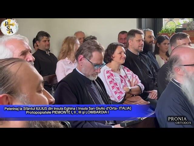 “Hristos a înviat” răsună încă în biserica Sf. Apostoli Petru și Pavel din Insula San Giulio d Orta