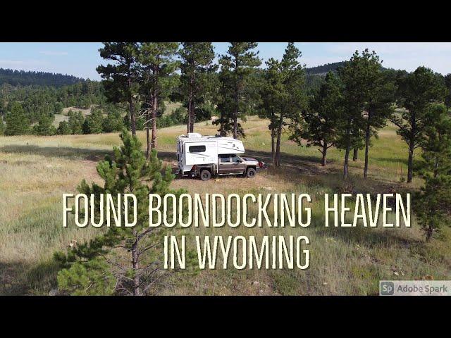 Epic Wyoming Boondocking Spot Found With the Truck Camper