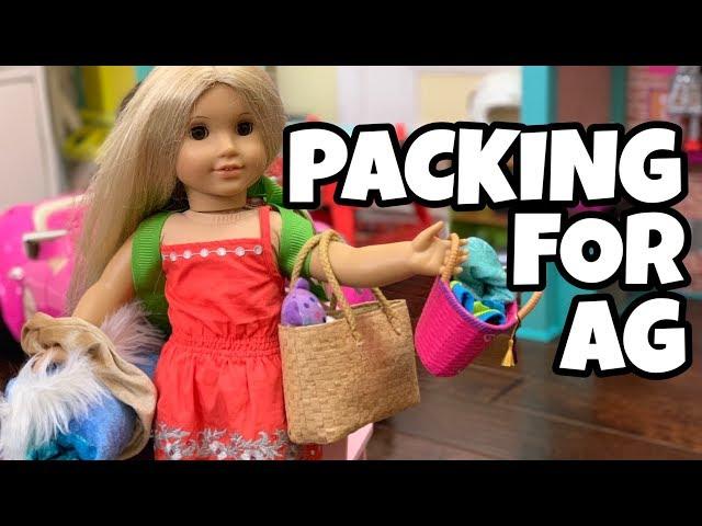 Packing American Girl Doll for a Sleepover