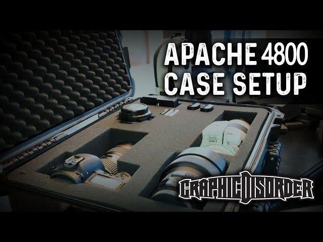 Setting up an APACHE 4800 camera case from Harbor Freight