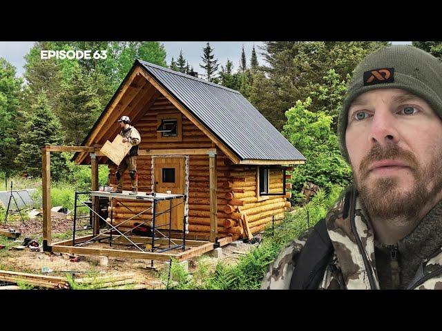 Screened Porch + Mudroom Addition |EP63| Log Cabin Build on Off-Grid Homestead